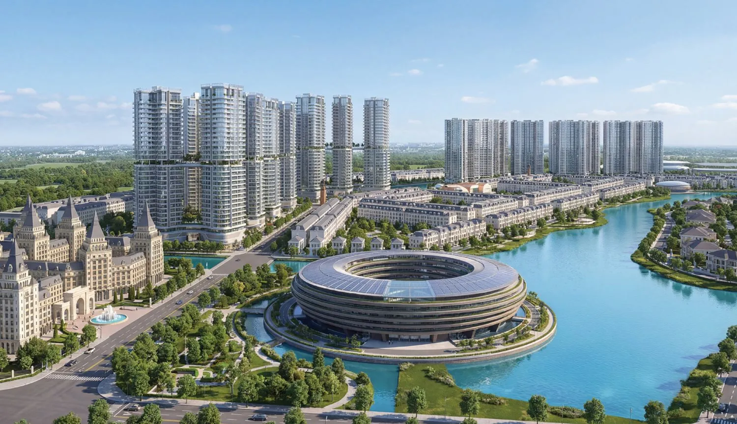 Phối cảnh dự án The Grand Riveria