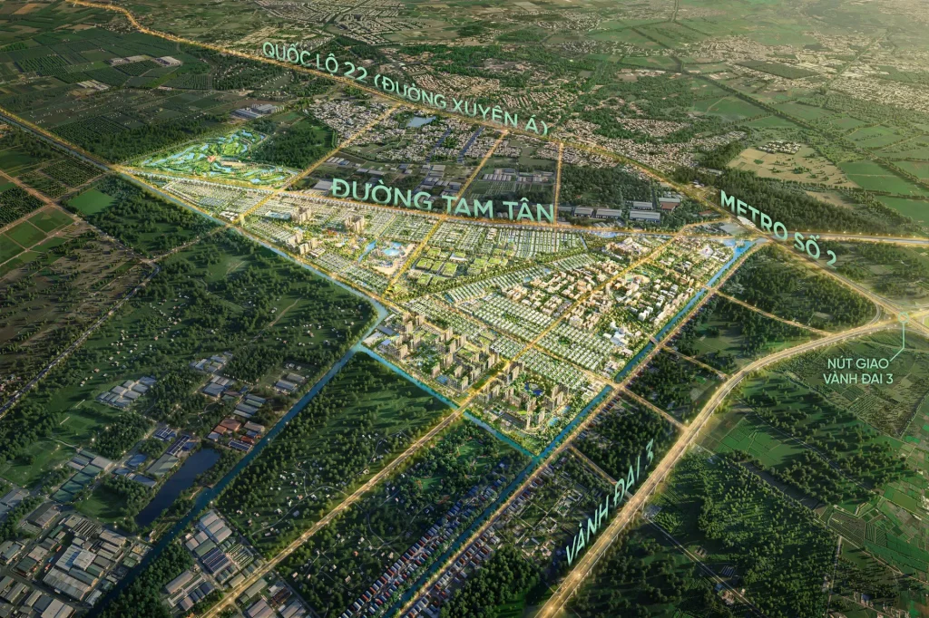 Hạ tầng giao thông kết nối khu vực dự án Vinhomes Hóc Môn